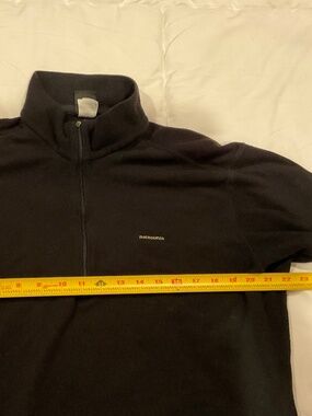 Patagonia black capilene 1/4 zip light sweater